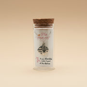 Little Princess 925 Sterling Silver Pendant With Chain Adjustable Length in Glass Bottle